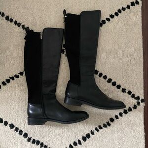 Black Riding Knee Boots